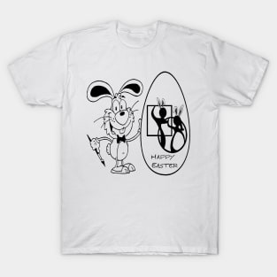 Bunny & Egg BLK T-Shirt